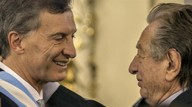 Mauricio Macri y Franco Macri